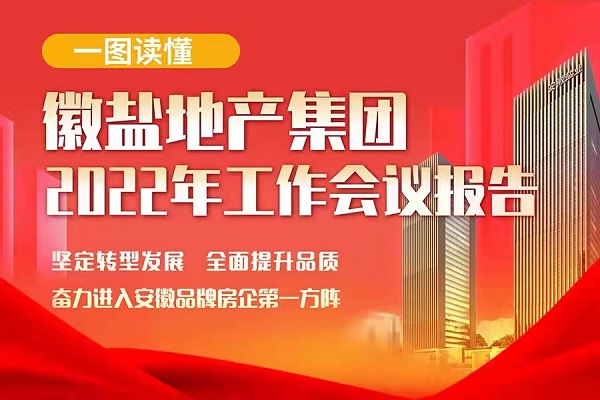 一圖讀懂徽鹽地產集團2022年工作會議報告