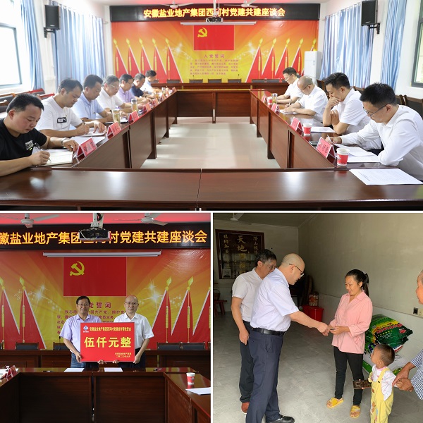 安徽鹽業(yè)地產(chǎn)集團(tuán)黨委赴西河村開展結(jié)對(duì)共建幫扶慰問活動(dòng)